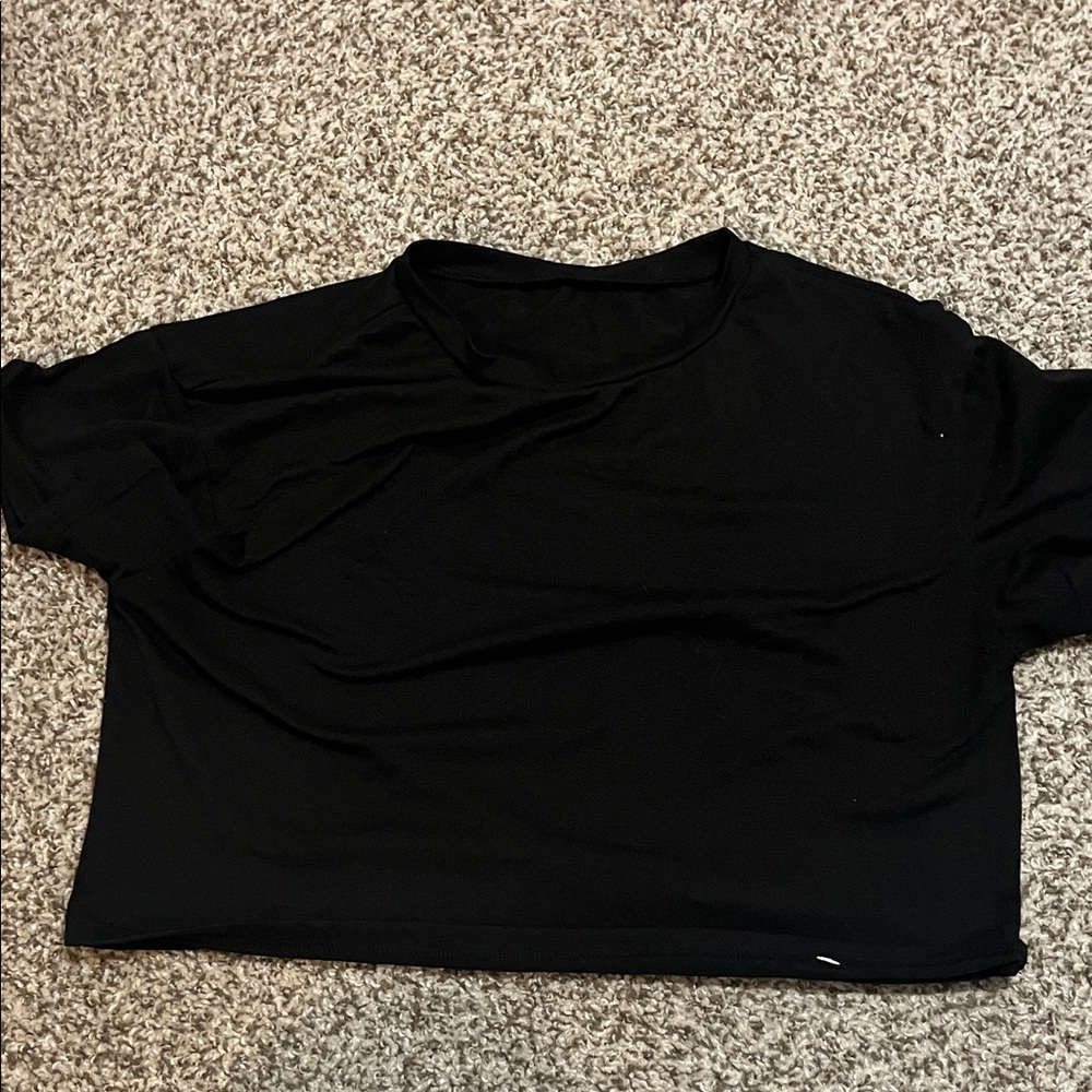 Elegant Black Crop Top for Women